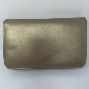 Buxton Gold Genuine Leather Several Compartments‎